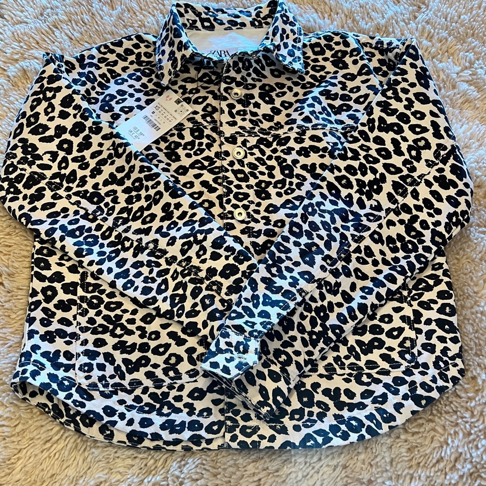 NWT! Zara Leopard Print Jacket